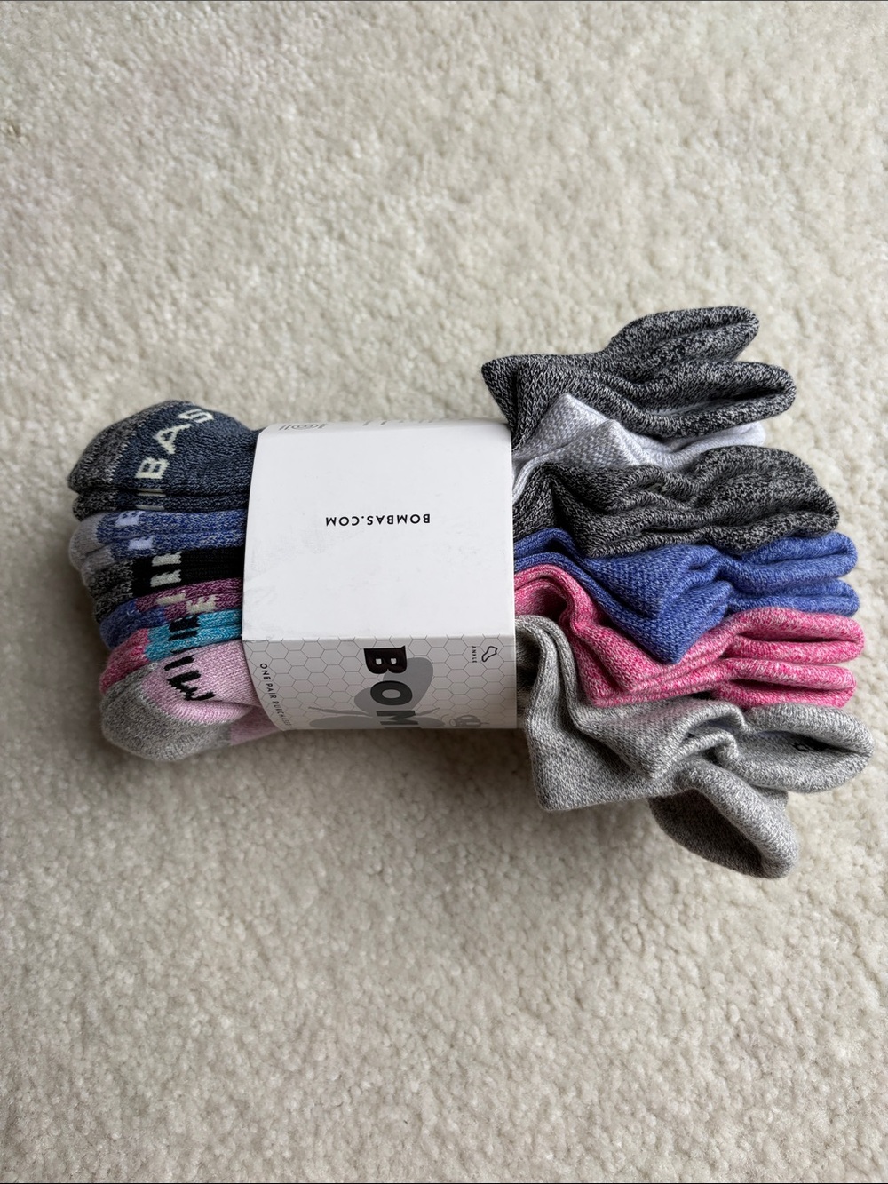 Ladies Bombas Ankle Socks - 6 Pair